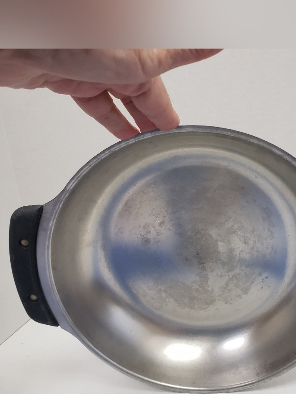 Vintage Revere Ware Micro Fryer Copper Bottom 10 in 87 Skillet Fry Pan No Lid